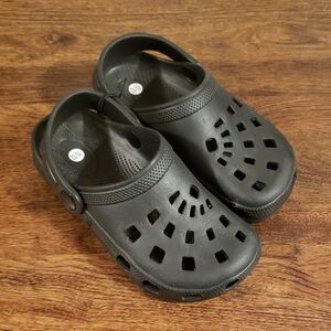 Black Slip-On Clogs 11/12